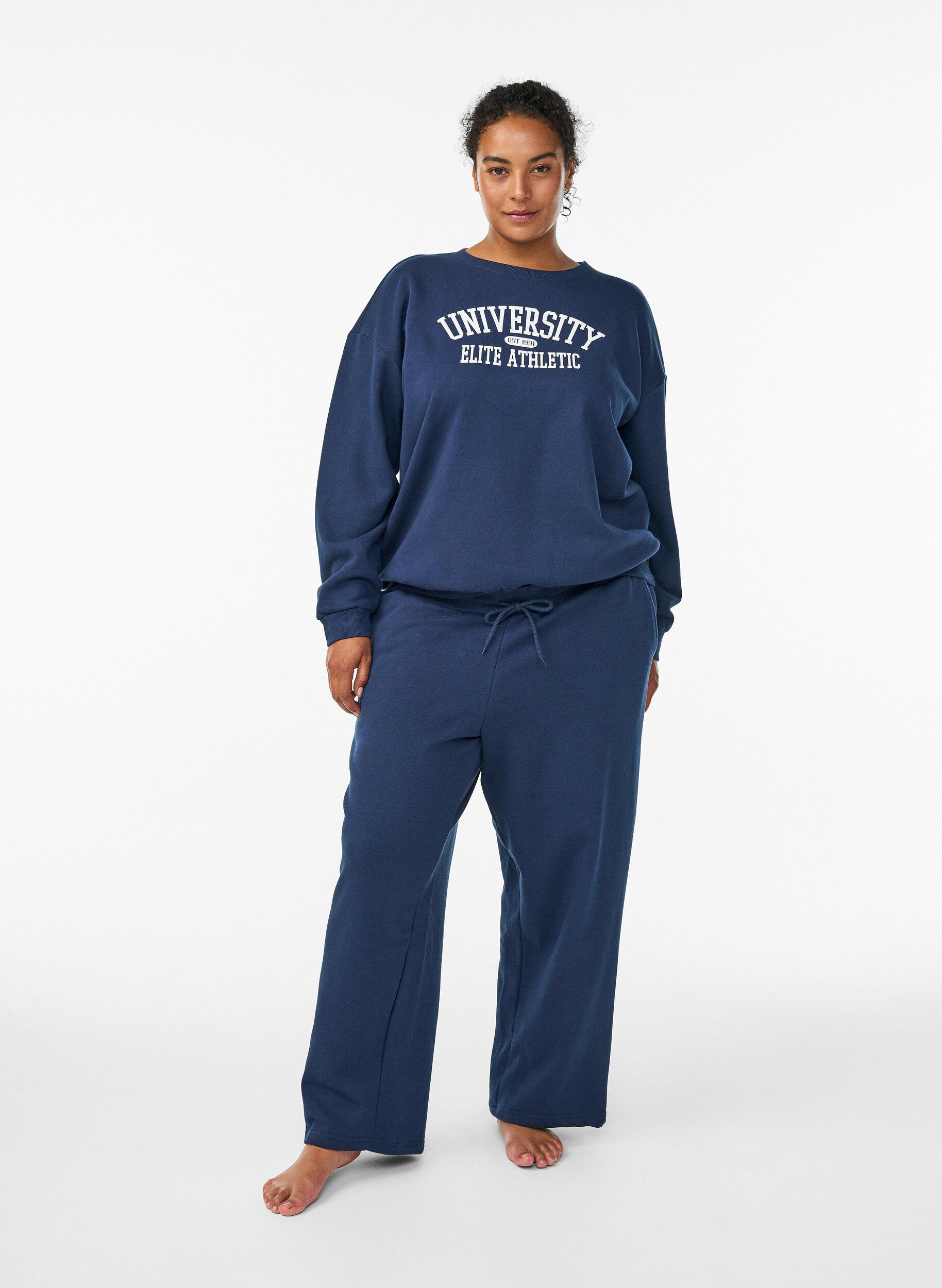 ZizzifashionSweatpants with pockets, Blue, Model image number 0