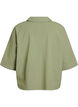 Loose blouse with collar and 1/2 sleeves, Green, Packshot image number 1