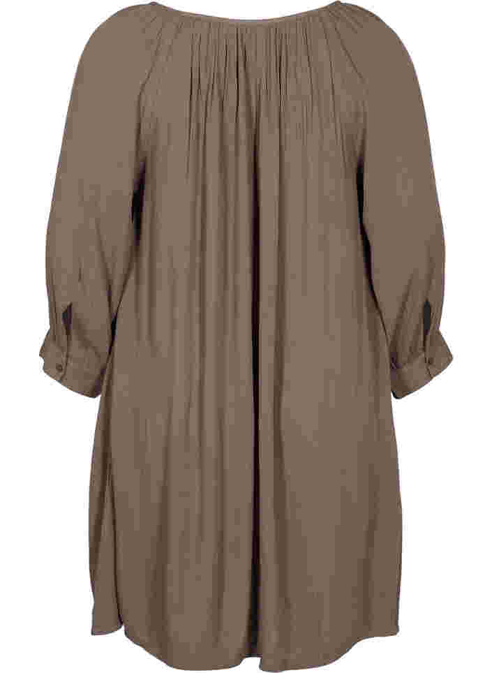 Viscose tunic with 3/4 sleeves, Falcon, Packshot image number 1
