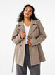 Short wool jacket with belt, Desert Taupe Mel., Model image number 0