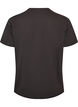 Cotton T-shirt with front print, Dark Grey, Packshot image number 1