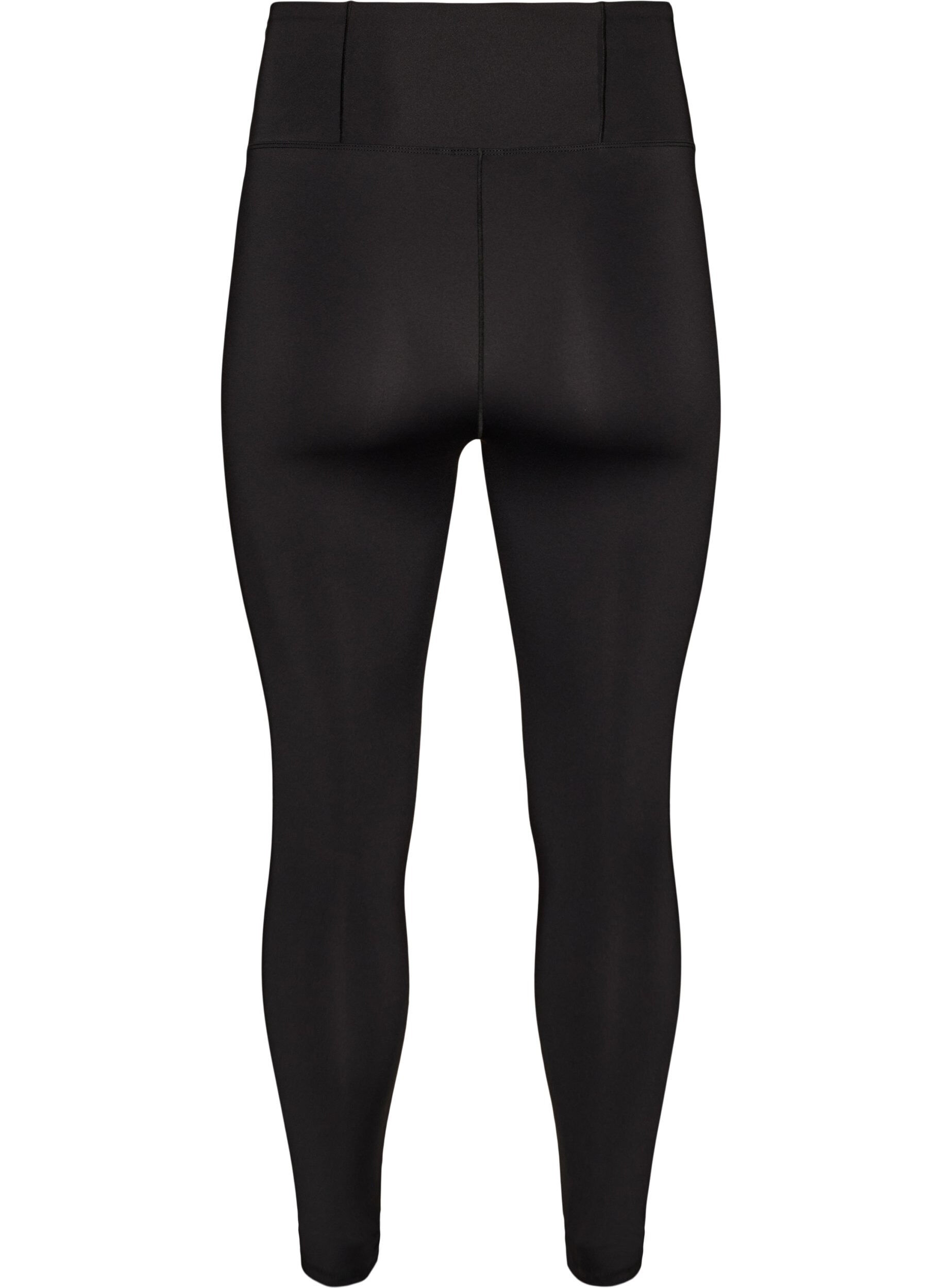 ZizzifashionTraining tights with a high waist and pocket in the waistband, Black, Packshot image number 1