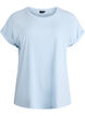 Short-sleeved t-shirt in a cotton blend, Light Blue, Packshot image number 0