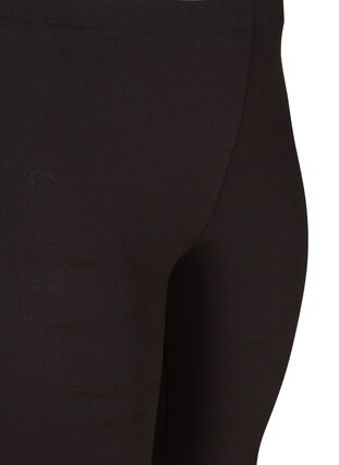 3/4 leggings in a viscose blend, Black, Packshot image number 2