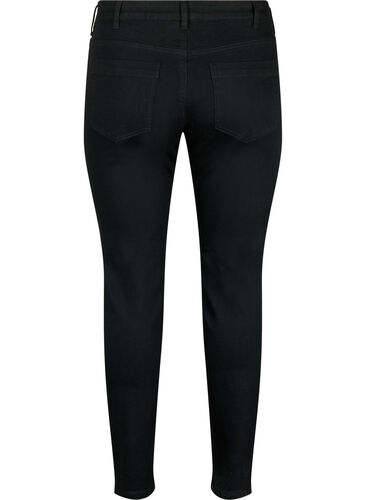 Slim fit Emily jeans with regular waist, Black, Packshot image number 1