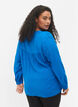Long-sleeved top in viscose blend, Skydiver, Model image number 1