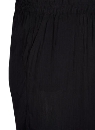 Loose culotte trousers in viscose, Black, Packshot image number 2