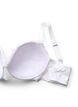 Moulded bra with broderie anglaise, White, Packshot image number 3