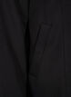 Spring jacket with concealed button placket, Black, Packshot image number 3