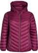 Lightweight jacket with hood, Dark Bordeaux, Packshot image number 0