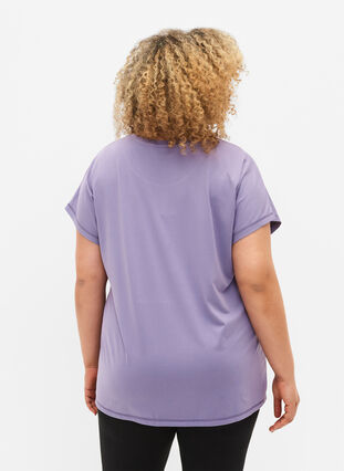 Short-sleeved workout t-shirt, Daybreak, Model image number 1