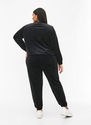 Homewear trousers, Black, Model image number 2