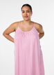 Summer dress with stripes and A-line shape, Pink, Model image number 2