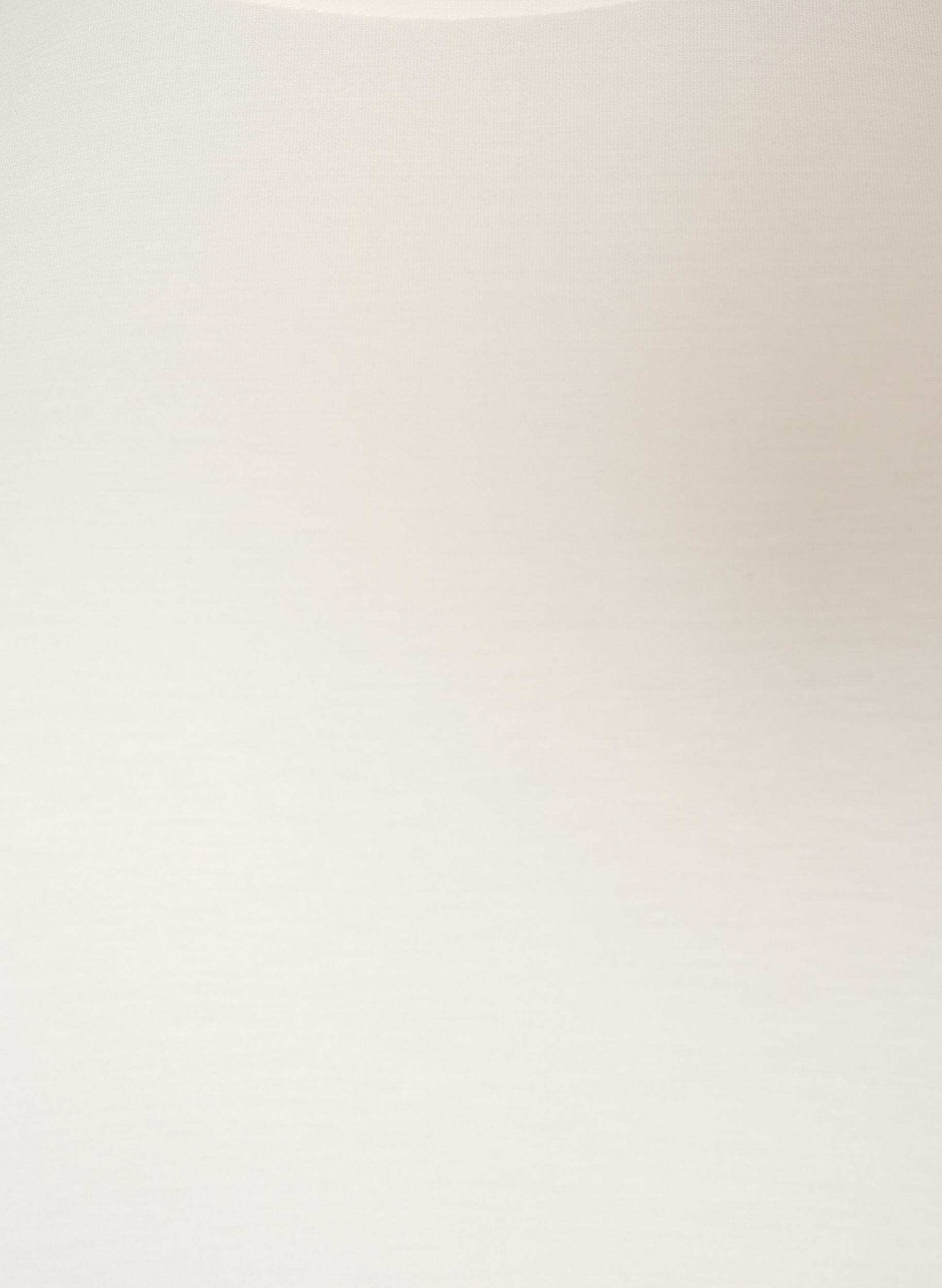ZizzifashionJersey blouse with a layered look and lace, Vanilla, Packshot image number 2
