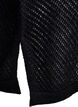 FLASH - Sleeveless knitted top with v-neck, Black, Packshot image number 3