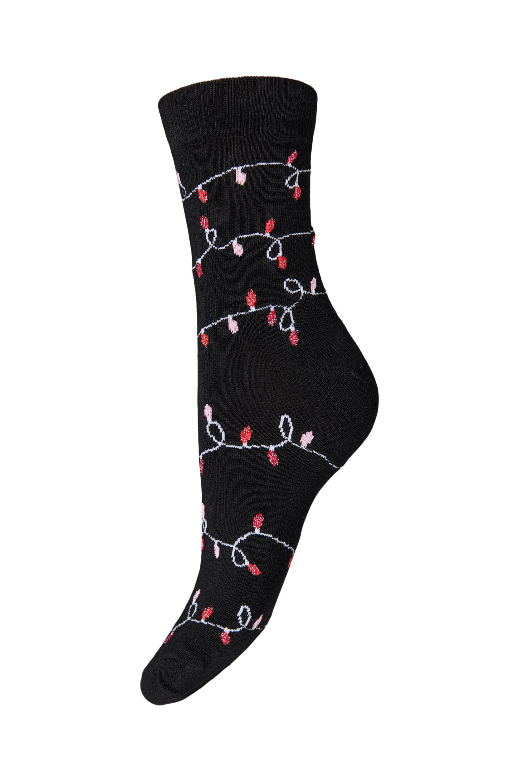 Zizzifashion 2-pack Christmas socks, Red, Packshot image number 3