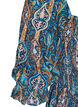 Summer dress in viscose with paisley print, Blue, Packshot image number 3