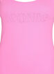 Slim-fit tank top with rhinestones, Pink, Packshot image number 2