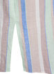 Long shirt in viscose and linen, Blue, Packshot image number 3