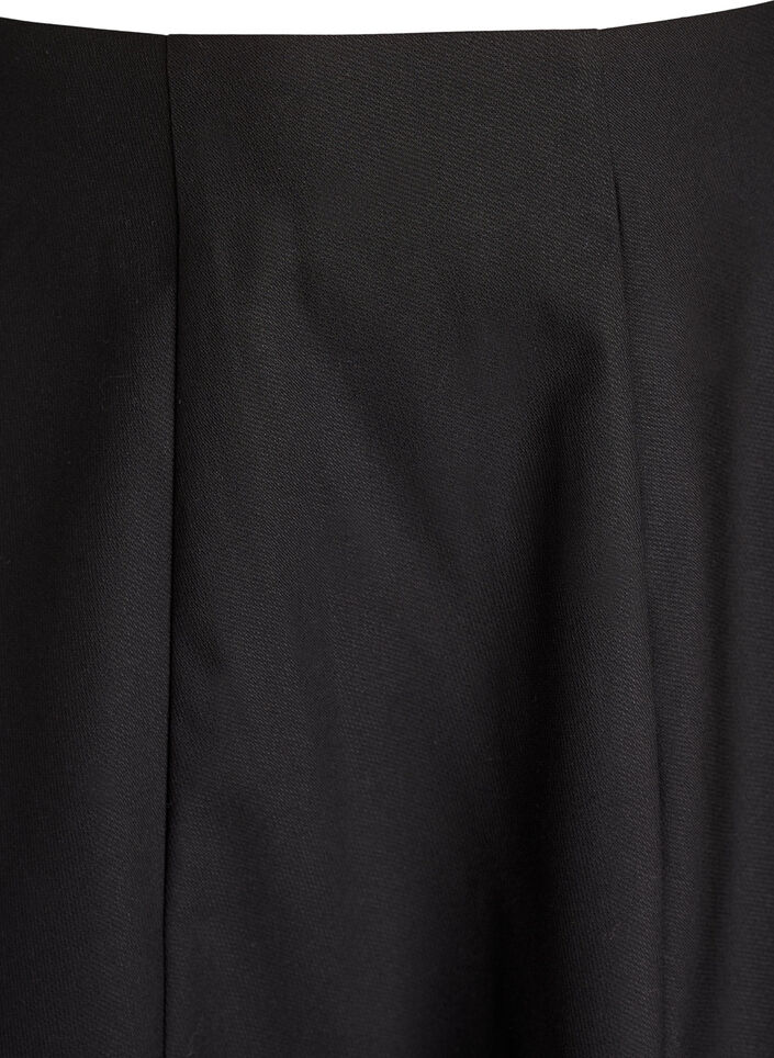 Short A-line skirt, Black, Packshot image number 2
