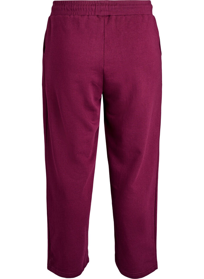 Sweatpants with pockets, Dark Bordeaux, Packshot image number 1