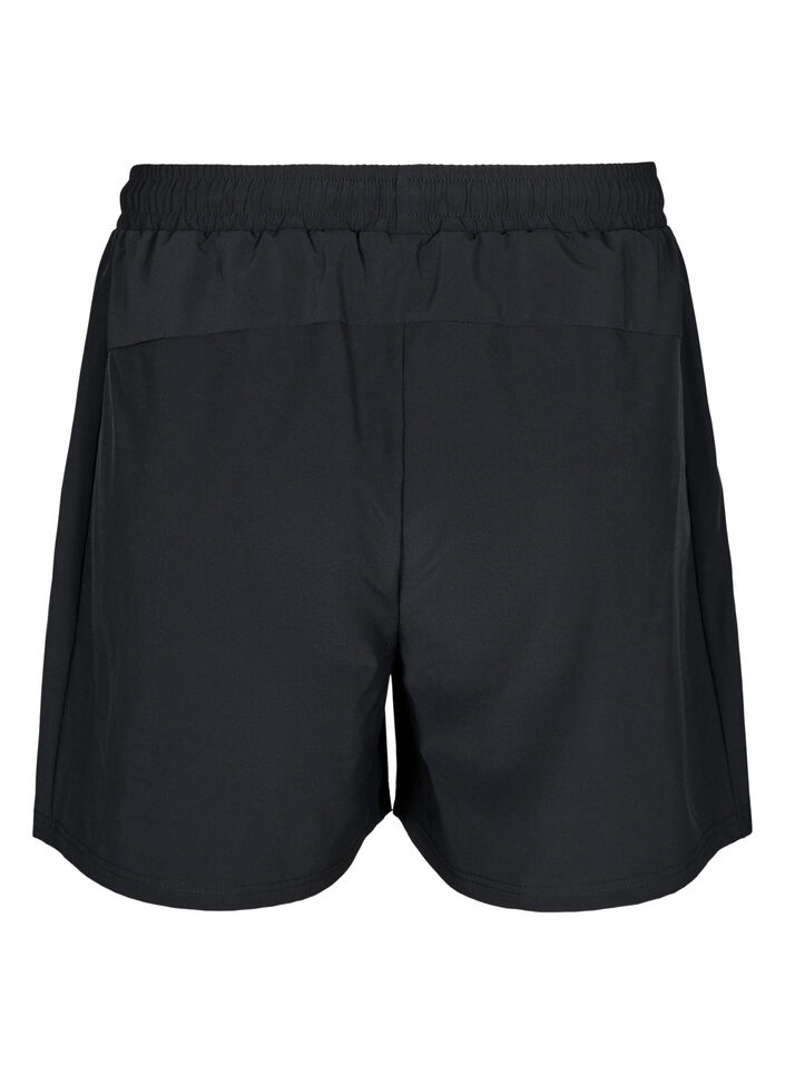 Training shorts with inner shorts, Black, Packshot image number 1