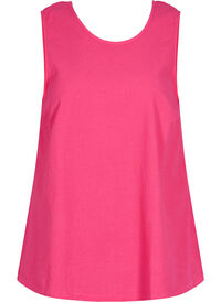 Sleeveless top in cotton