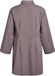 Short A-line dress with long sleeves, Grey, Packshot image number 1