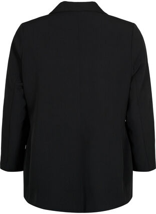 Classic blazer with button closure, Black, Packshot image number 1