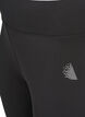 Close-fit workout capris, Black, Packshot image number 3