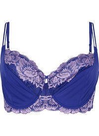 Full cover bra with underwire and lace