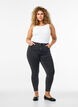 Cropped Amy jeans with a zip, Grey, Model image number 0