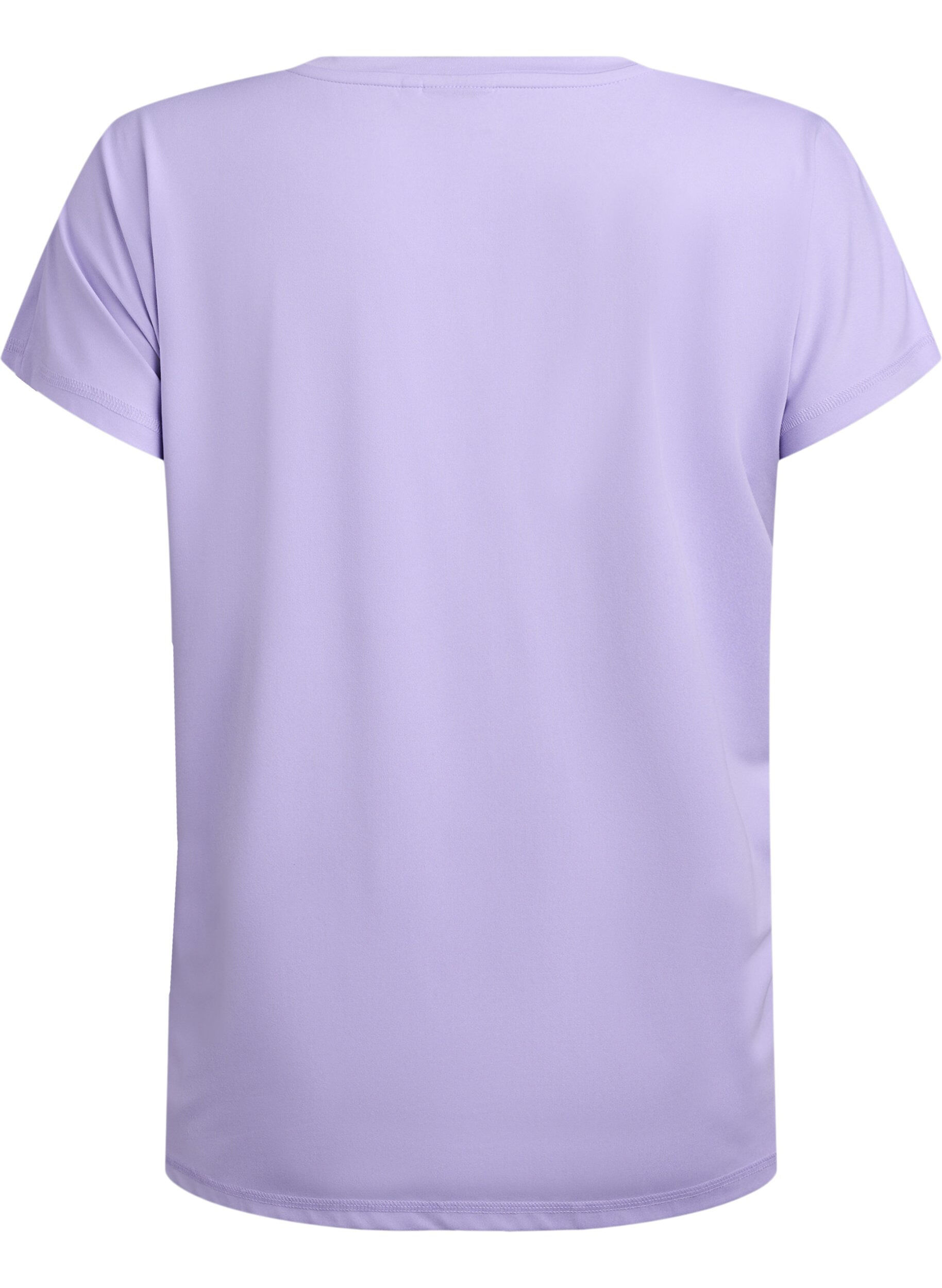 Zizzifashion Solid-coloured workout T-shirt, Purple, Packshot image number 1