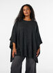 Round neck knitted poncho, Dark Grey, Model image number 0