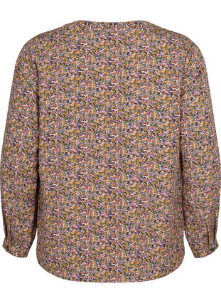 FLASH - Long sleeve blouse with print, Multi Ditsy, Packshot image number 1