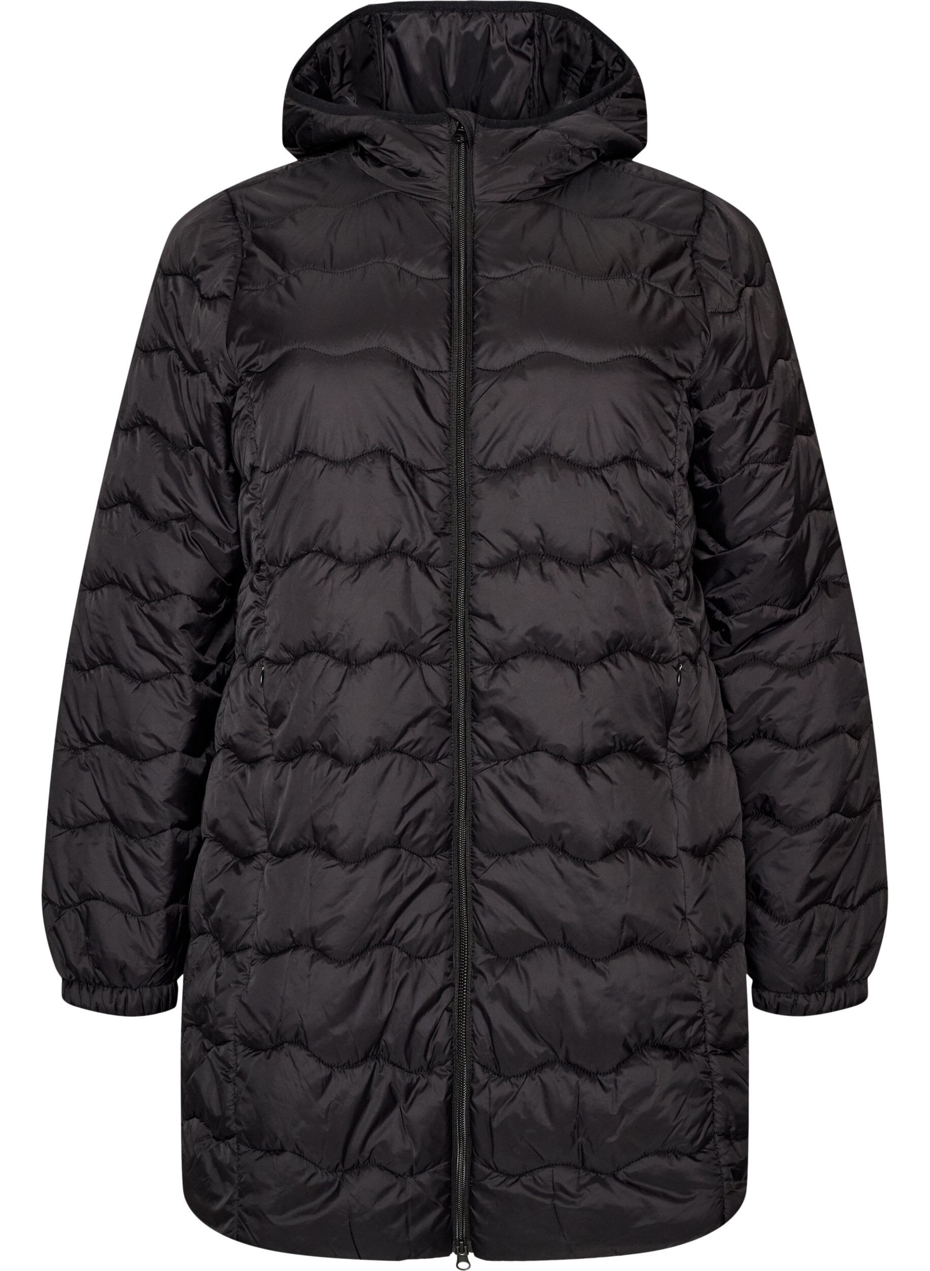 ZizzifashionQuilted jacket, Black, Packshot image number 0