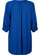 Viscose tunic with 3/4 sleeves, Blue, Packshot image number 1