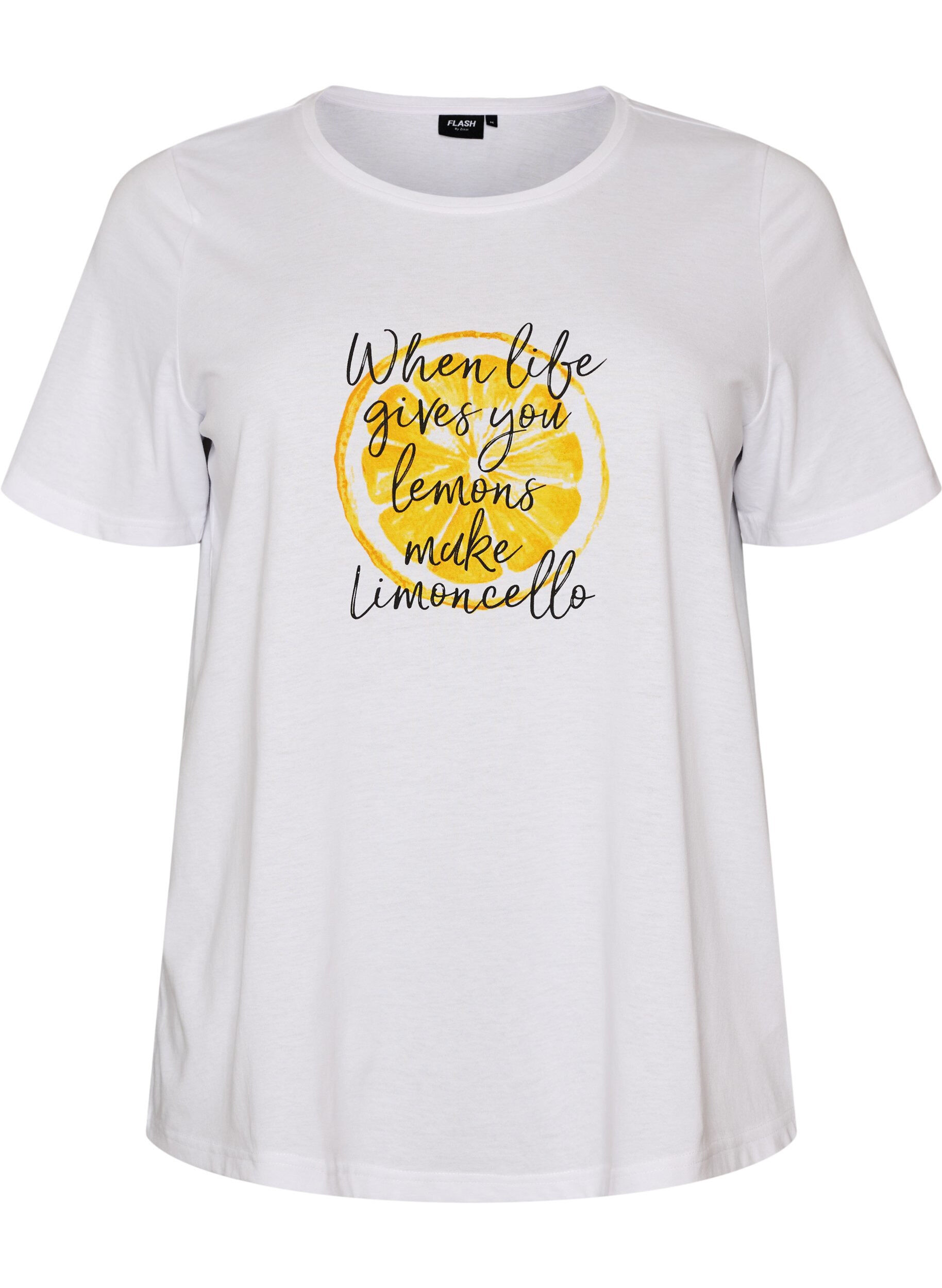 ZizzifashionT-shirt with motif, White, Packshot image number 0