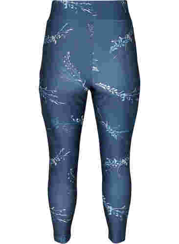 Cropped sports tights with print, Darline Print, Packshot image number 1
