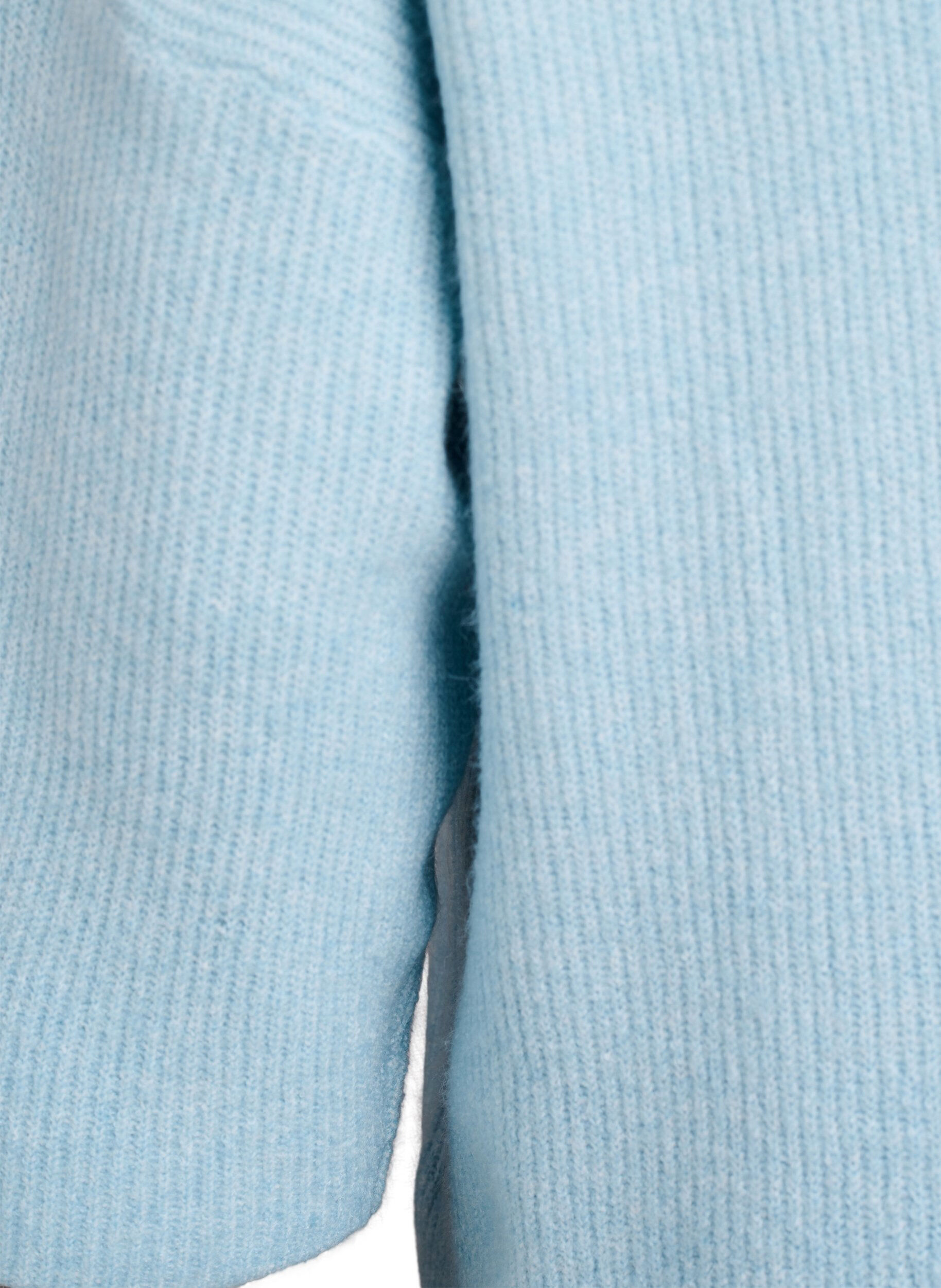 Zizzifashion Loose knit with 3/4-sleeves, Light Blue, Packshot image number 3