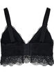 Lace bra with removable inserts, Black, Packshot image number 1