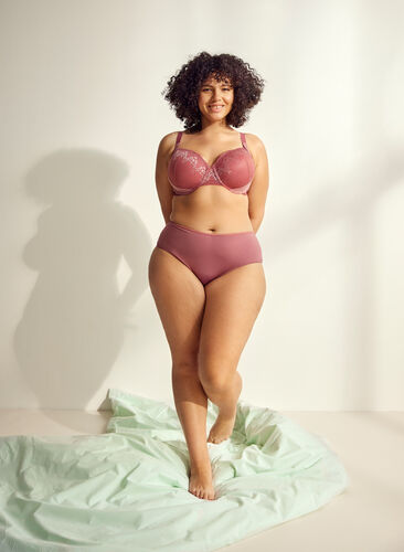 Underwire Bra with Lace, Deco Rose, Image image number 0