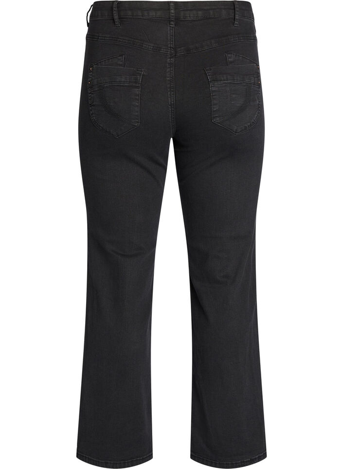 Regular fit Gemma jeans with high waist, Black, Packshot image number 1