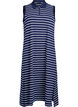 Sleeveless polo dress in midi length, Blue, Packshot image number 0