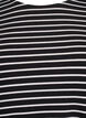 Long-sleeved striped Blouse, Black, Packshot image number 2