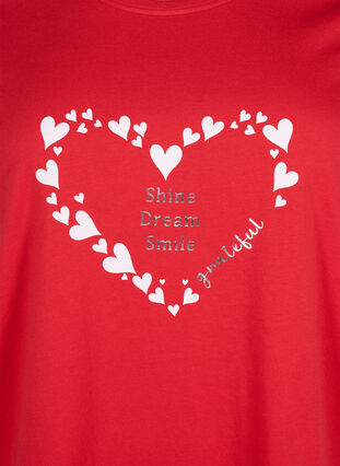 FLASH - T-shirt with motif, High Risk Red Heart, Packshot image number 2