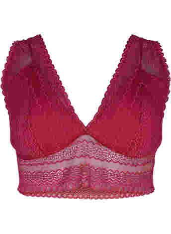 Lace bra with soft padding