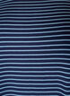 Striped T-shirt in viscose with a round neck, Blue, Packshot image number 2