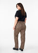 Leopard jeans with regular waist, Brown, Model image number 1