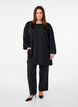 FLASH - Long-sleeved tunic with a round neck, Black, Model image number 1